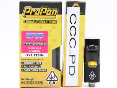 PROPEN - PROPEN - Cartridge - Pan Dulce - Live Resin - Cold Cured - 1G