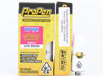 PROPEN - PROPEN - Cartridge - Orange Elixir - Live Resin - Cold Cured - 1G