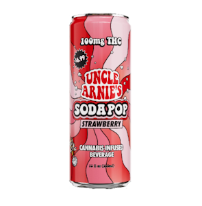 UNCLE ARNIE'S - Uncle Arnie's - 100mg Can - Strawberry Soda