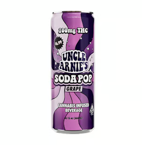 UNCLE ARNIE'S - Uncle Arnie's - 100mg Can - Grape Soda