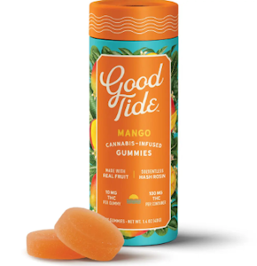 GOOD TIDE - Good Tide - 100mg Hash Gummies - Mango