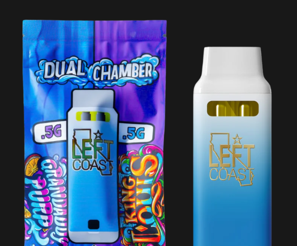 Left Coast | Dual Chamber AIO | Grandaddy Purp x King Louis | 1g/1g