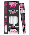 Bodega Boyz | Premium Ceramic Tip Cone | Refined White Paper | 1g/ 3pk