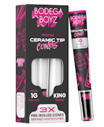 Bodega Boyz | Premium Ceramic Tip Cone | Refined White Paper | 1g/ 3pk