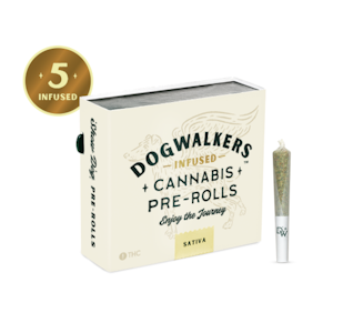DOGWALKERS - Dogwalkers | East Coast Sour Diesel Infused | 5pk/2.25g