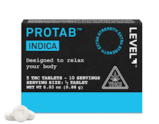 Level | Edible | Indica Protab | 5-pack | 20mg