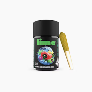 Lime - Lime - Lil Limes - Gushers - Infused Preroll Pack - 5pck - 3g