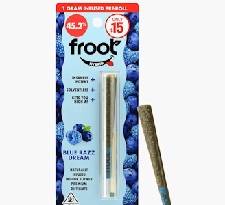 FROOT - Froot 1G Blue Razz Infused Preroll