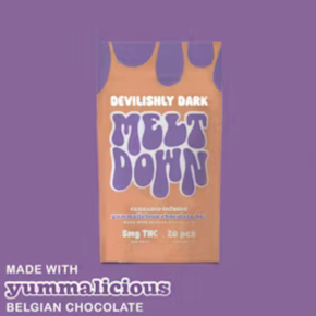 Meltdown | Devilishy Dark Chocolate Bar | 100mg