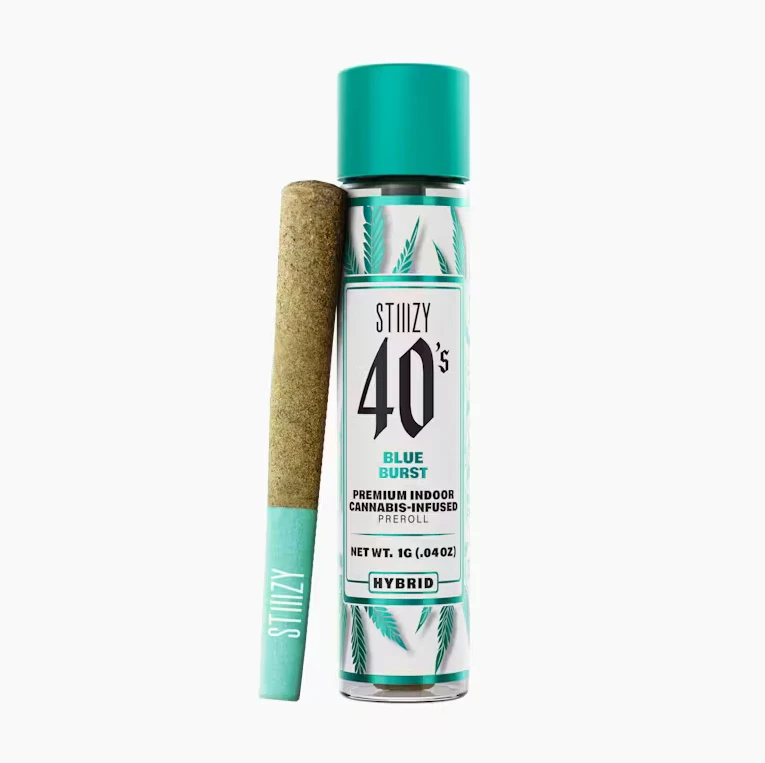 STIIIZY - STIIIZY - 40's - Blue Burst - Infused Preroll - 1G Main Image