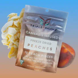 Triple Phoenix - Freeze Dried Peaches - 200mg by Triple Phoenix  Main Image