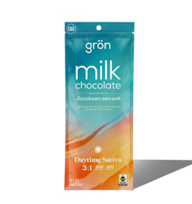 Gron | Edibles | Milk Chocolate - Daytime | 100MG, 10