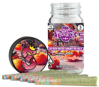 LIFT TICKETS - Lift Tickets 5pk Prerolls- White Mimosa 39%