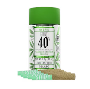 STIIIZY - Stiiizy - 5pk Infused Prerolls - Sour Diesel