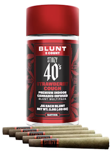 STIIIZY - Stiiizy | Strawberry Cough 40's infused mini blunts 5-pack 2.5g | 36.32% THC