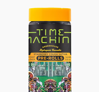 TIME MACHINE - TIME MACHINE - Prerolls - Starberry Cough - Sativa - 28PK - 14G