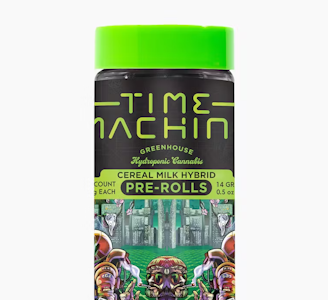 TIME MACHINE - TIME MACHINE - Prerolls - Cereal Milk - Hybrid - 28PK - 14G