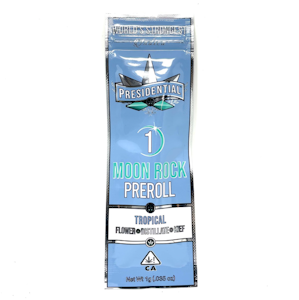 PRESIDENTIAL - Presidential - 1g Moonrock Preroll -  Tropical