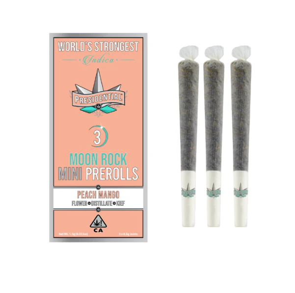 Presidential - Presidential - 3pk Moonrock Prerolls - Peach Mango Main Image