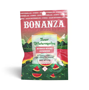 Bonanza Cannabis Company - Bonanza Sour Watermelon Gummy