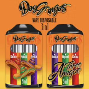 DOS GRINGOS - Dos Gringos Three Amigos 3g AIO Disposable Vape