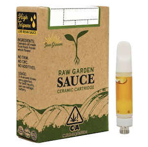 RAW GARDEN - Lemon Sour Diesel - Live Resin Sauce - Cart - 1g