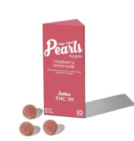 Grön | Raspberry Lemonade Pearls | 10pk/100mg