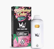WEST COAST CURE 1G Birthday Cake Disposable CureBar