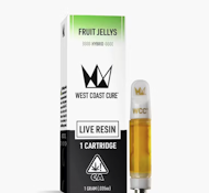 WEST COAST CURE 1G Fruit Jellys Live Resin Cartridge CurePen
