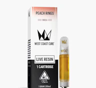 WEST COAST CURE 1G Peach Rings Live Resin Cartridge CurePen