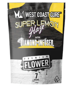 West Coast Cure - WCC Diamond Infused Flower 7g - Super Lemon Haze 37%
