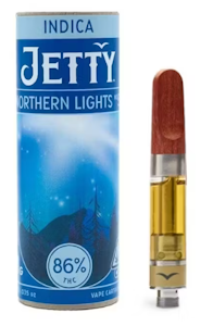 JETTY EXTRACTS - Jetty Extracts - High THC - Northern Lights #5 - Vape Cart - 1.0g