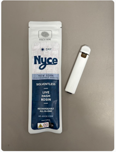 Nyce - Nyce | Disposable | Live Hash Rosin - Golden Sands | 0.5 g