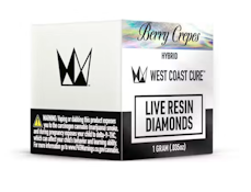 WCC Diamonds 1g - Berry Crepes 86%