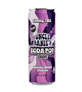 UNCLE ARNIE'S - Uncle Arnies Soda 100mg Grape