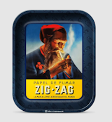 Zig Zag Vintage Rolling Tray Large