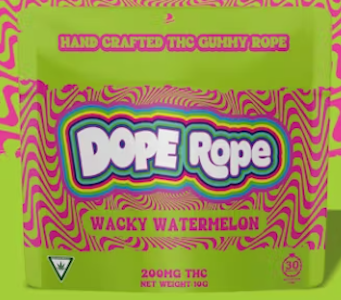 DOPE ROPE - Dope Rope - Wacky Watermelon 200MG