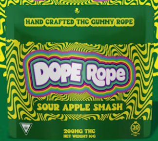 Dope Rope - Sour Apple Smash 200MG