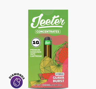 JEETER - JEETER 1G Guava Burst Liquid Diamonds Cartridge
