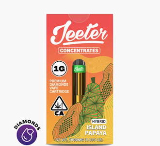 JEETER - JEETER 1G Island Papaya Liquid Diamonds Cartridge