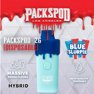 Packs - Blue Slurpie Live Resin 2g AIO