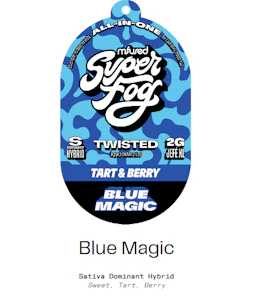 MFused - Mfused- Blue Magic - Twisted Jefe - Vape 2g - Sativa Hybrid
