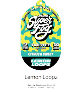 MFUSED - Mfused- Lemon Loopz - Twisted Jefe - Vape 2g - Sativa Hybrid