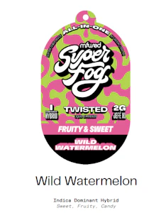 MFUSED - Mfused- Wild Watermelon - Twisted Jefe - Vape 2g - Indica Hybrid