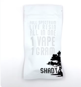 Shady Extracts | Cherry Kush Mints Live Resin Disposable | 1g