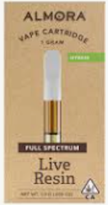 ALMORA FARMS -  [Almora Farm] Live Resin Cartridge - 1g - Cereal Milk (H)