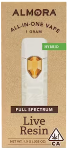 Almora -  [Almora Farm] Live Resin All-in-One - 1g - Georgia Pie (H)