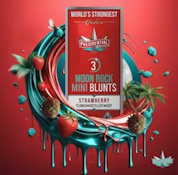 Presidential Moon Rock Mini Blunts 3pk 2.1g - Strawberry 32%