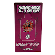 Cali Banger | Bubble Berry | Diamond Sauce All-In-One Vape | 1g