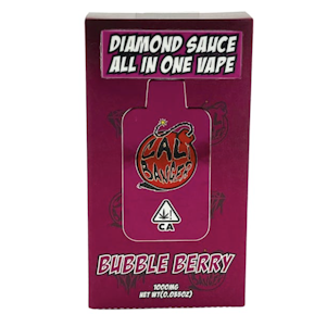 Firecracker - Cali Banger | Bubble Berry | Diamond Sauce All-In-One Vape | 1g